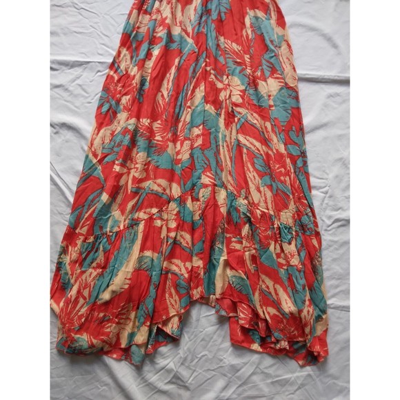 Intimately Free People Heat Wave Printed Maxi Handkerchief Slip Dress Size S - Picture 9 of 11